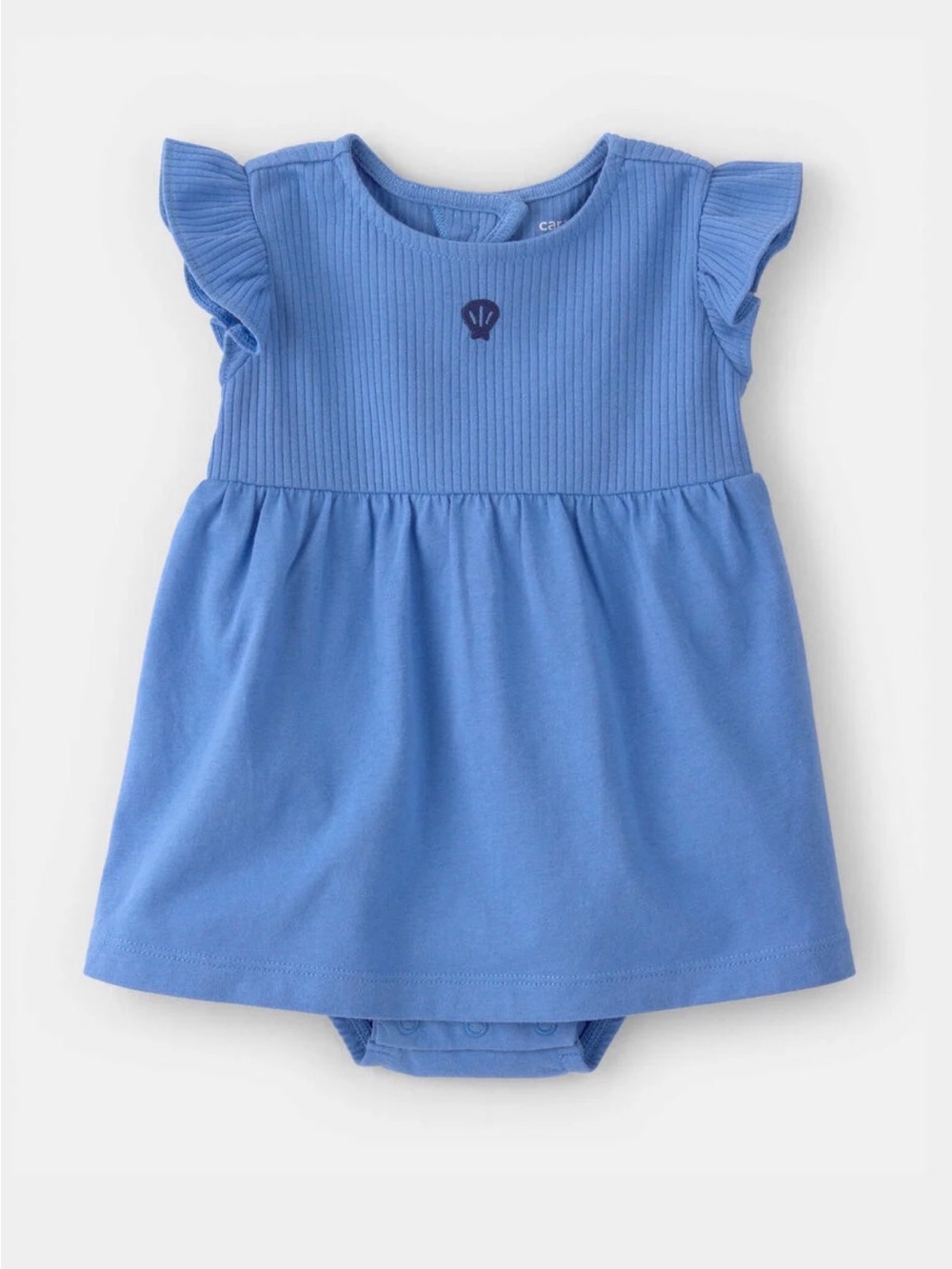 Carter’s light blue seashell dress - size 9 months